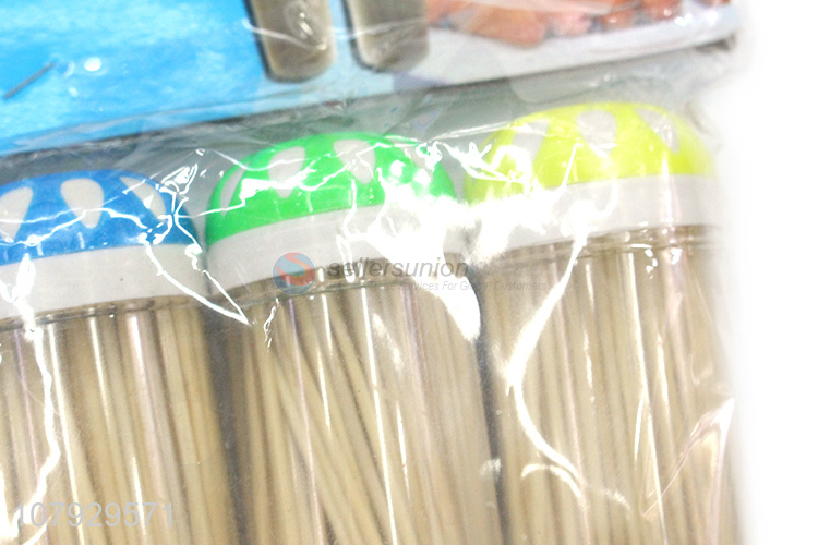 Best selling wooden disposable toothpick household desktop gadgets