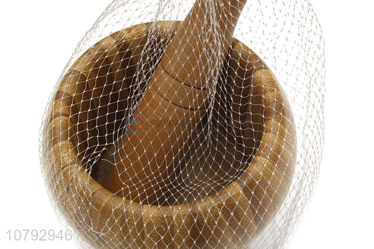 Low price wholesale bamboo garlic pounding device household kitchen tools