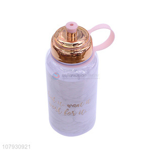 Latest arrival portable personalized luxury plastic water bottle drinking bottle