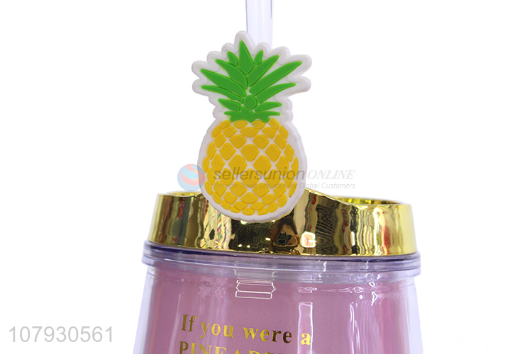 Best selling delicate straw drinking cup travel mug tumbler with straw