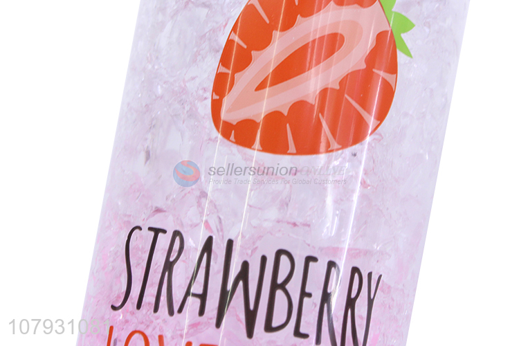 China imports ice gel cooling cup summer fresh plastic water cup with straw