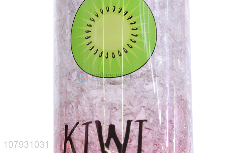 New product girls ice gel cooling mugs lovely water cup juice mug with straw