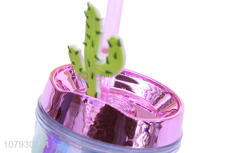 Recent product summer tumbler straw water cup coffee mug with straw