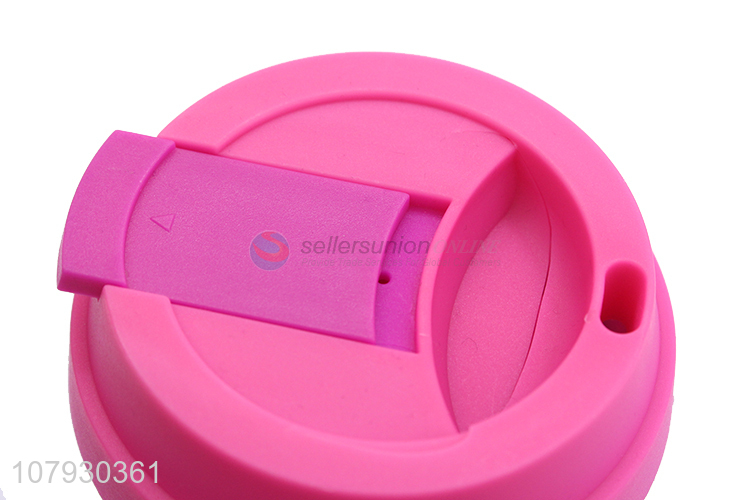 Online wholesale reusable coffee cups with lid plastic drinking cup with lid