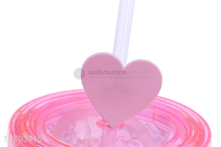 New arrival ladies girls ice gel cooling mug summer driniking cup with straw