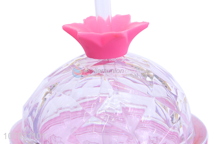 Customized reusable ice gel cooling tumbler cold drinks cup with lid & straw