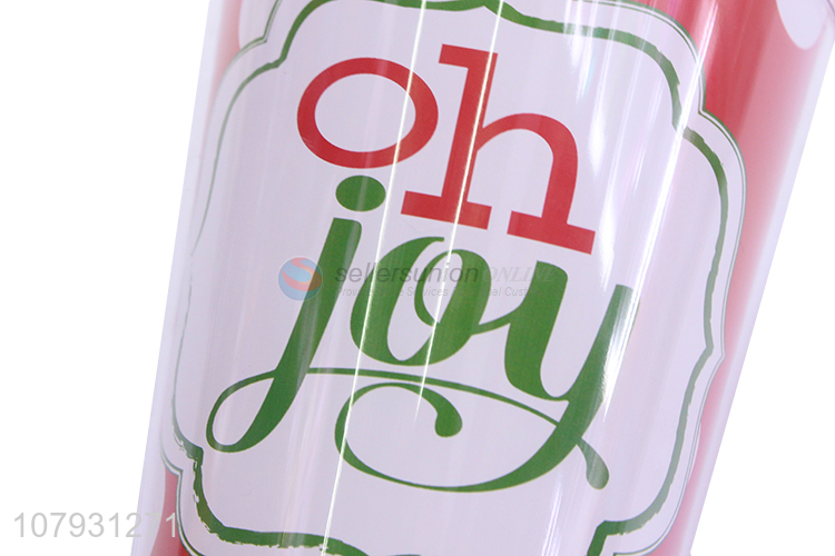 China supplier reusable non-toxic straw cup Christmas tumbler with straw