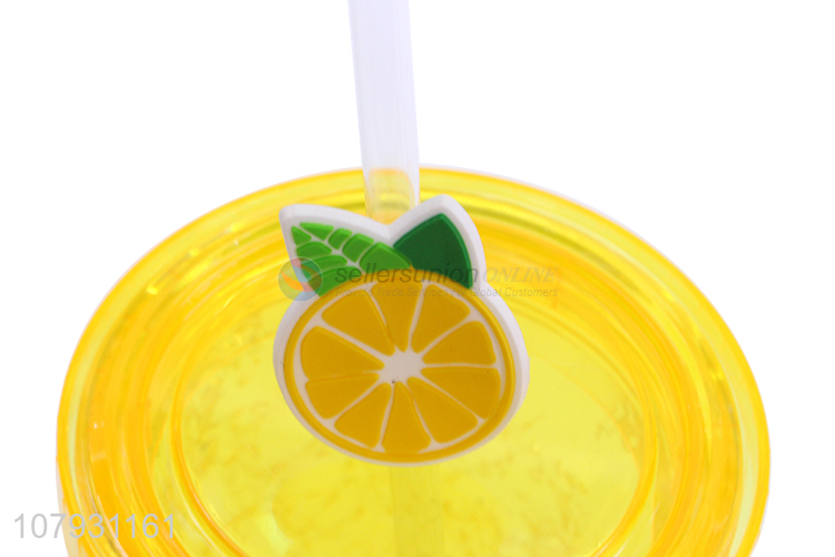 Wholesale leakproof eco-friendly plastic ice gel cooling tumbler cup with straw