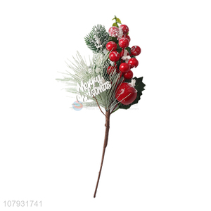 Low price wholesale Christmas pine branch decoration for holiday ornaments