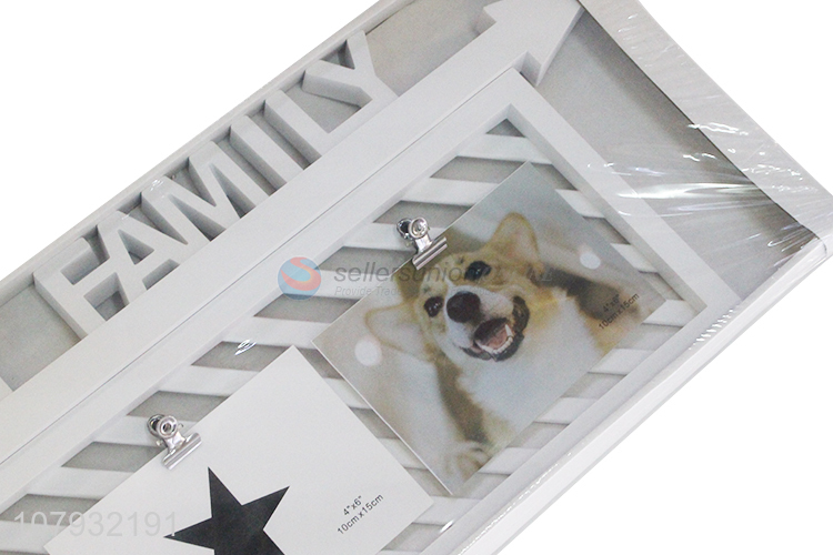 Online wholesale plastic family picture photo frame set for decoration