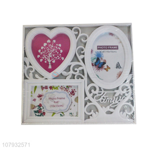 Top selling home décor plastic <em>picture</em> photo frame set with cheap price