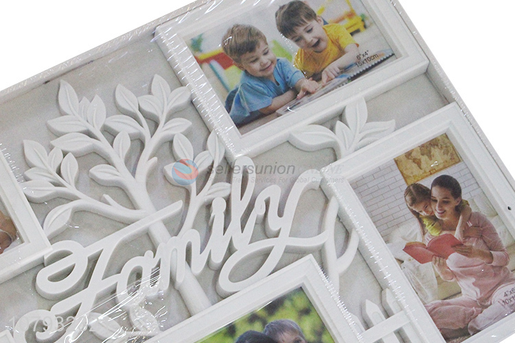 Top selling high quality plastic photo frame combination frame for household