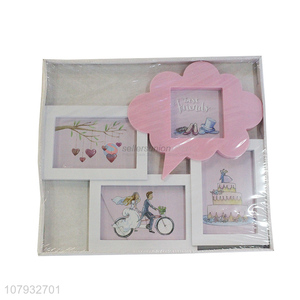 China factory home decoration plastic combination <em>photo</em> frame wholesale