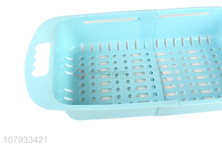 Latest arrival retractable hollow drain basket kitchen vegetable washing basket