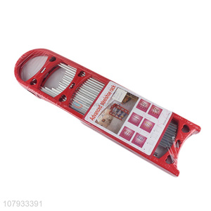 China factory red aluminum tube assembly shoe rack household economical shoe rack