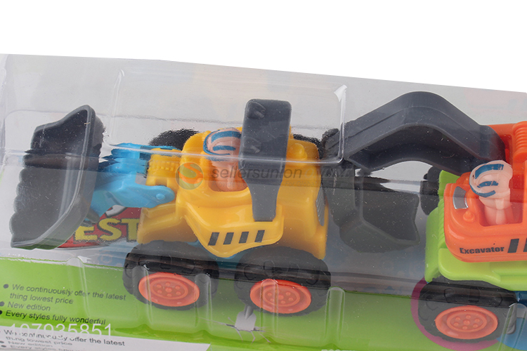 Factory direct sale funny inertial engineering truck toys set for children