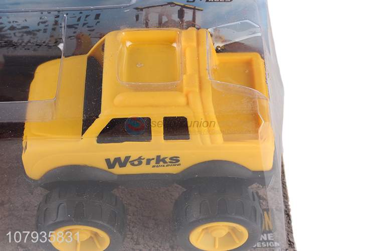 Wholesale from china durable funny plastic engineering car toys for kids