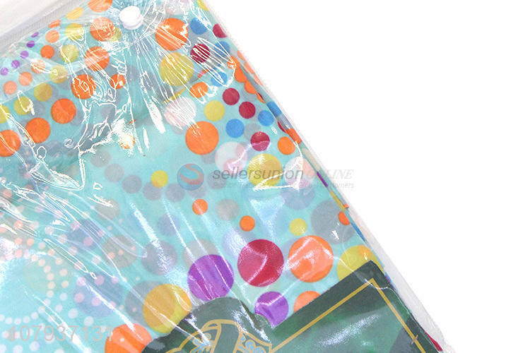 Fashion Bathroom Decoration Dot Pattern Opaque Waterproof Shower Curtain