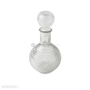 Hot sale clear eco-friendly vodka decanter glass wine bottle 500ml