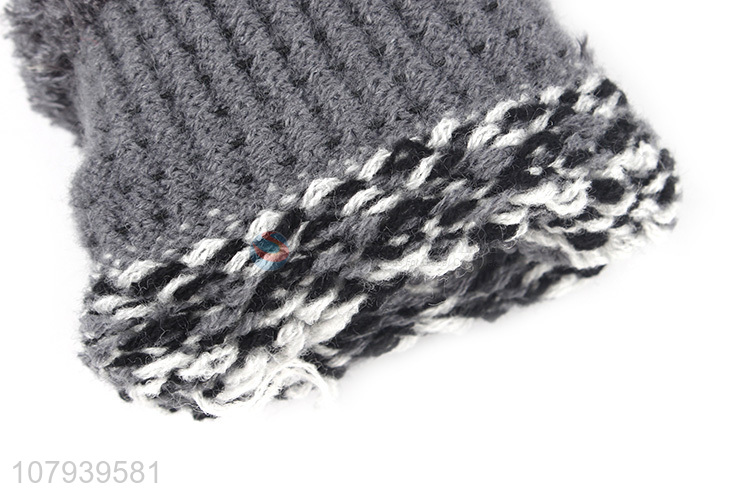 Custom Ladies Knitted Winter Gloves Fashion Warm Gloves
