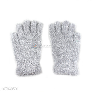 Fashion Design Ladies Five Finger Glove Soft Warm Gloves