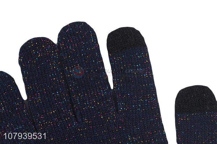 New Style Ladies Knitted Gloves Popular Winter Gloves Warm Gloves