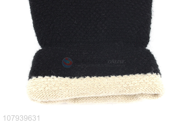 Latest Comfortable Ladies Knitted Gloves Winter Warm Gloves