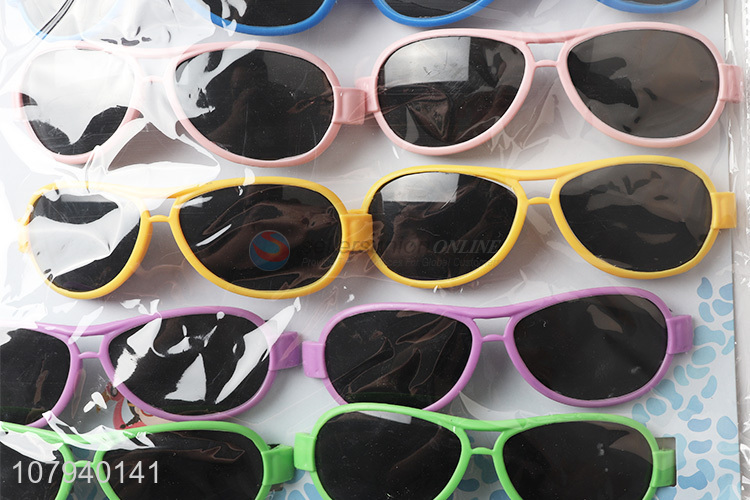 Good Quality Kids Summer Outdoor Sunshades Plastic Sunglasses