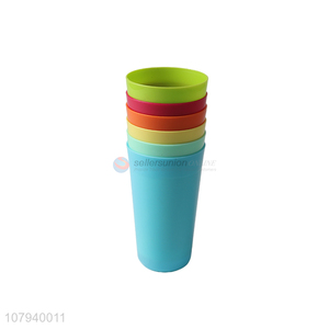 Hot Selling Colorful Water Cup Plastic Cup Cheap Tooth Mug