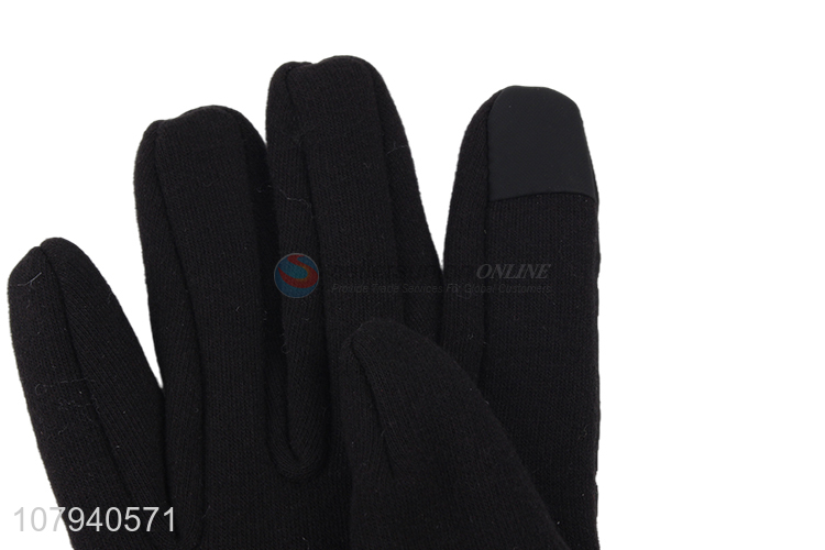 Most popular ladies winter gloves waterproof fleece lined driving gloves