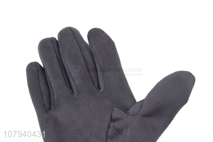 China imports men winter gloves fleece lined thermal cycling driving gloves