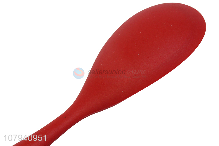 Good selling red eco-friendly silicone rice spoon for kitchen