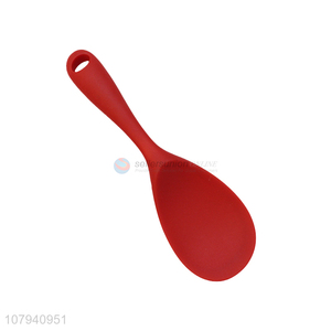 Good selling red eco-friendly silicone rice spoon for kitchen