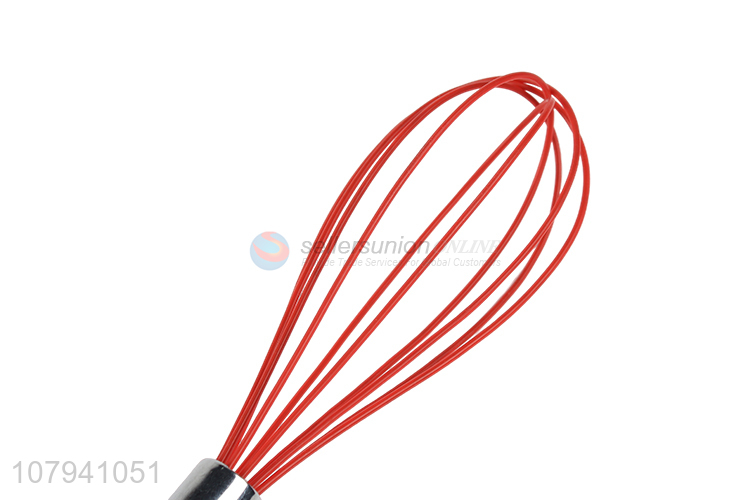 Top selling multicolor silicone egg whisk beater with high quality