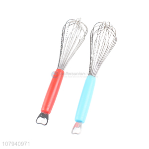 High quality multicolor stainless steel egg beater for baking