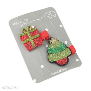 New Arrival Christmas Tree Christmas Gift <em>Hair</em> <em>Pin</em> Fashion <em>Hair</em> Clips