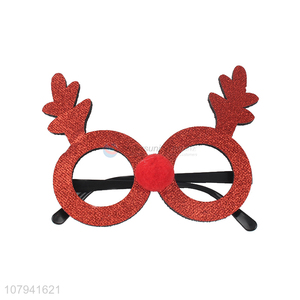 Hot Selling Fashion Antlers Glasses For Christmas And Party Decoration