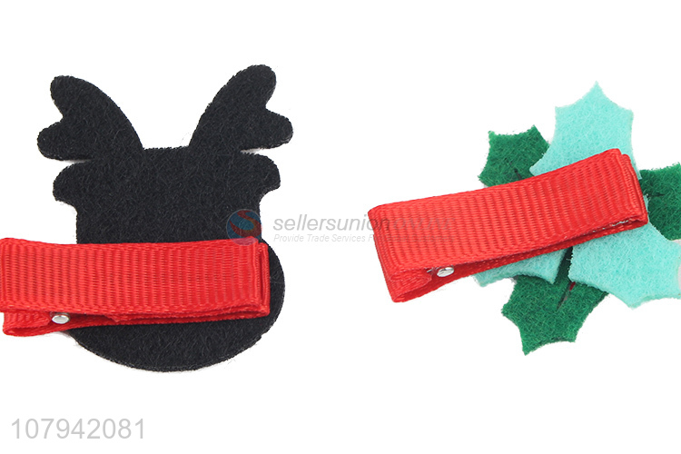 Custom Christmas Decoration Hairpins Fashion Hair Clips
