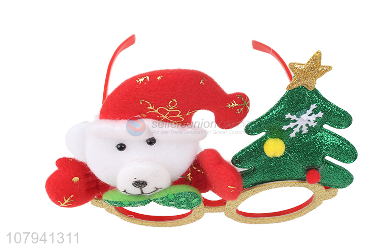 Good Quality Santa Claus Christmas Glasses For Christmas And Party Decoration