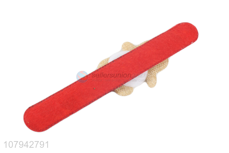 Fashion Design Christmas Slap Bracelets Snowman Slap Band For Sale