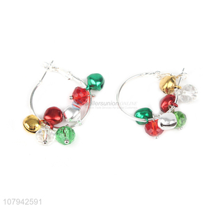 Fashion Design Colorful Bells Hoop Earring For Sale