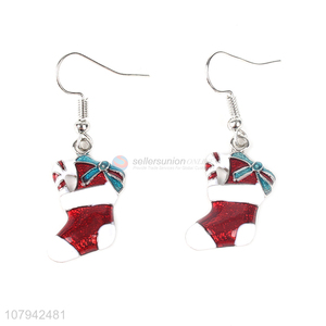 Best Sale Christmas <em>Sock</em> Pendant Dangle Earring Fashion Jewelry