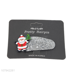 New Products Santa Claus <em>Hair</em> <em>Pin</em> Fashion BB Clips