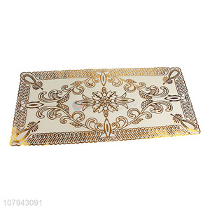 New arrival table decoration heat insulation gold pvc placemat