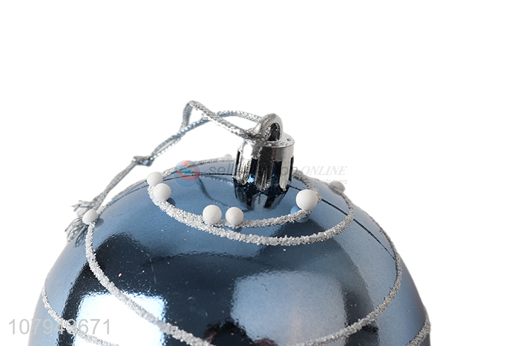 New products blue christmas ball simple party christmas tree pendant