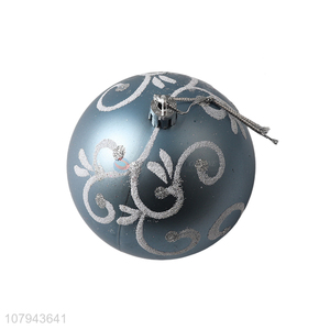Hot selling blue christmas ball painted christmas party decoration