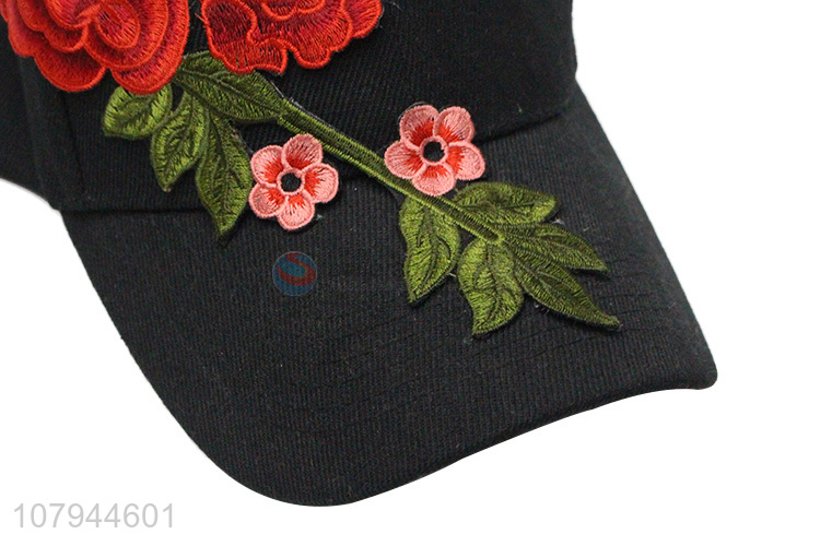 Cheap price durable embroidery peaked hat baseball cup with top quality
