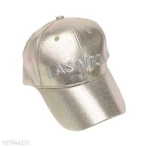 China factory fashion design polyester peaked cap baseball hat for sale