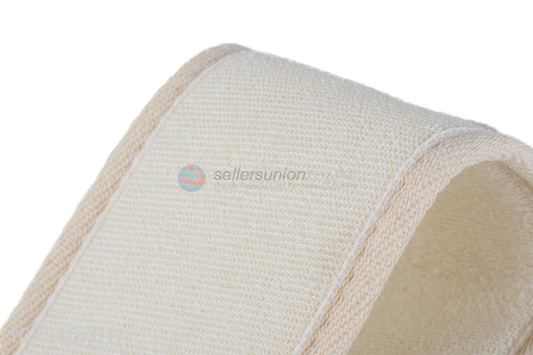 Wholesale skin-friendly jacquard shower back strap bath exfoliating belt