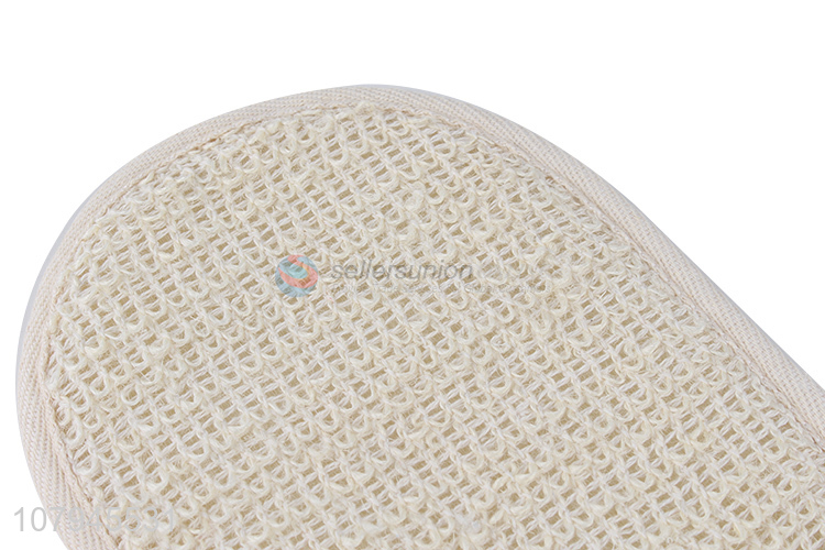 China manufacturer soft body shower bath fingerless exfoliating gloves